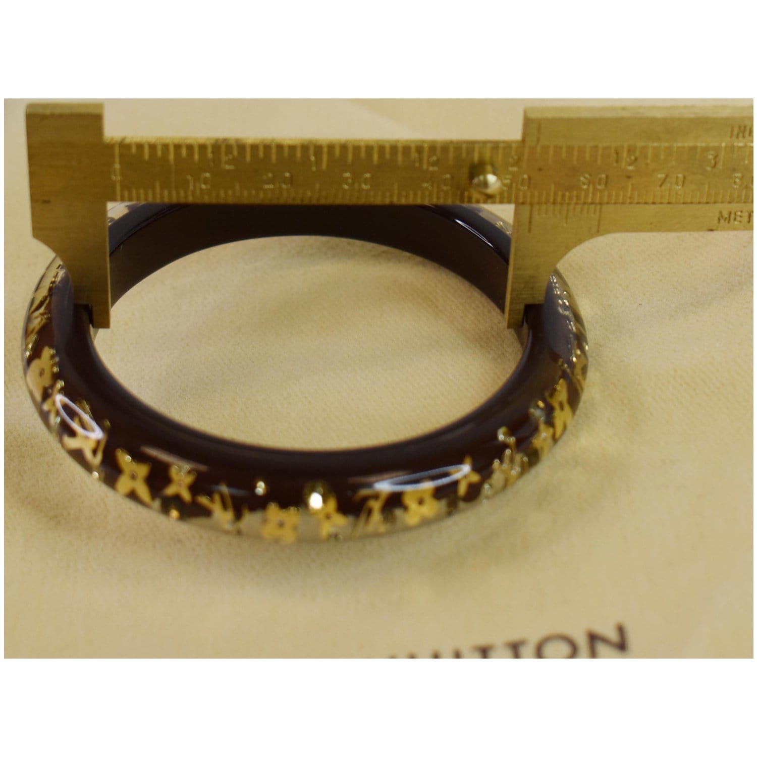 Louis Vuitton - Authenticated Inclusion Bracelet - Plastic Brown for Women, Very Good Condition