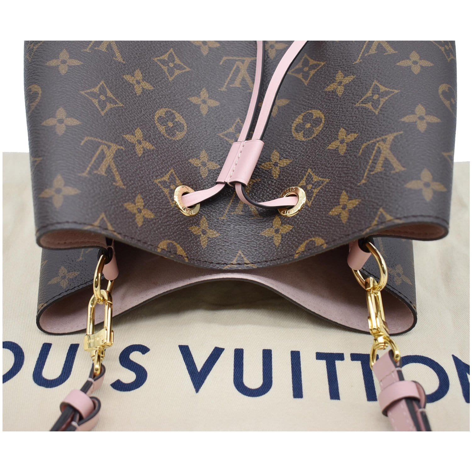 Louis Vuitton Damier Ebene Neonoe MM - Pink Bucket Bags, Handbags