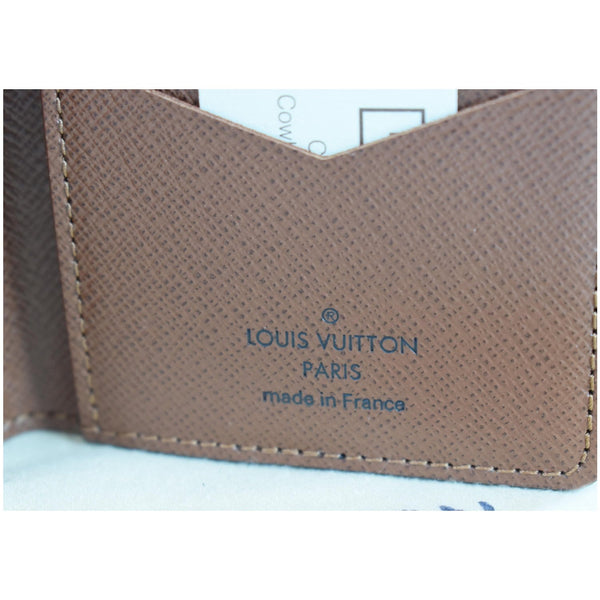 Louis Vuitton Pocket Organizer Monogram Canvas Wallet - made in France