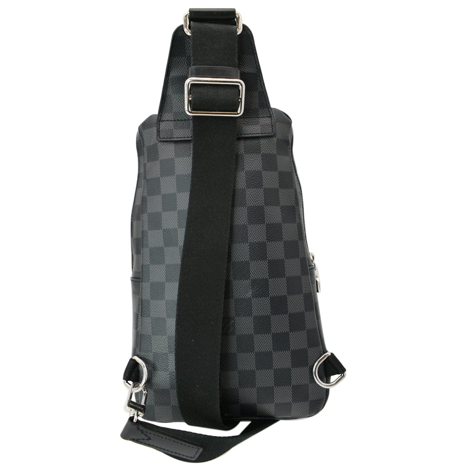 Avenue sling cloth bag Louis Vuitton Black in Cloth - 33669713