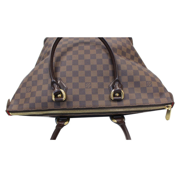 Louis Vuitton Saleya MM Damier Ebene Tote top view