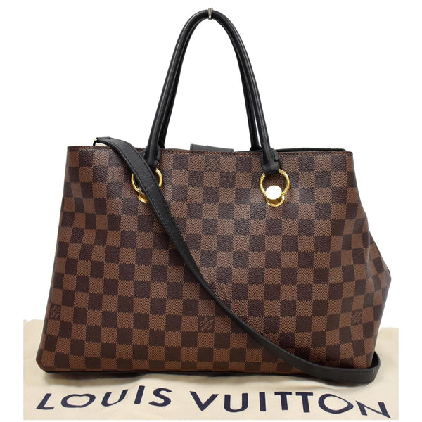 LOUIS VUITTON LV Riverside Damier Ebene Shoulder Bag Black