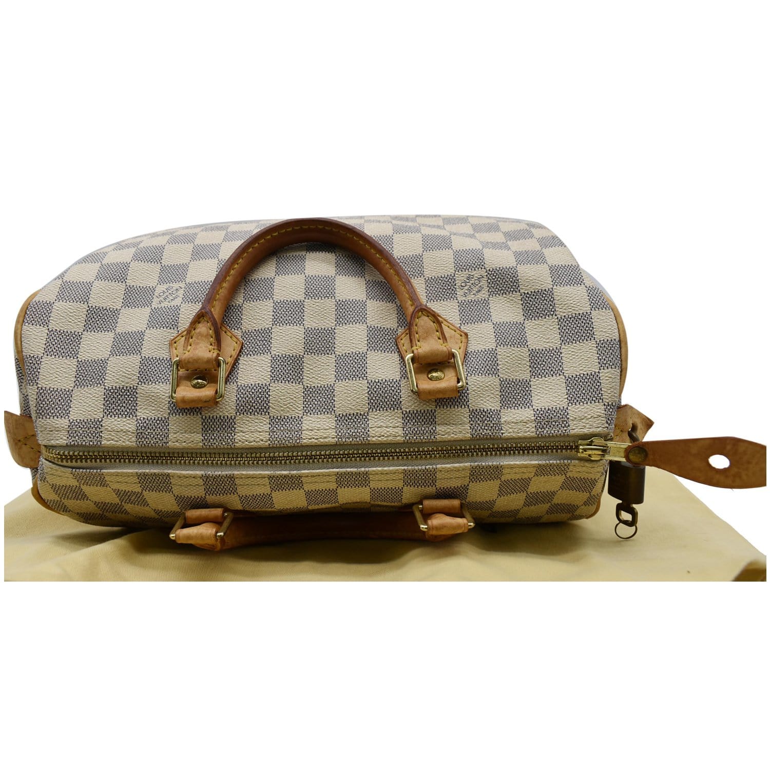 Louis Vuitton Speedy 30 Damier Azur Satchel Bag