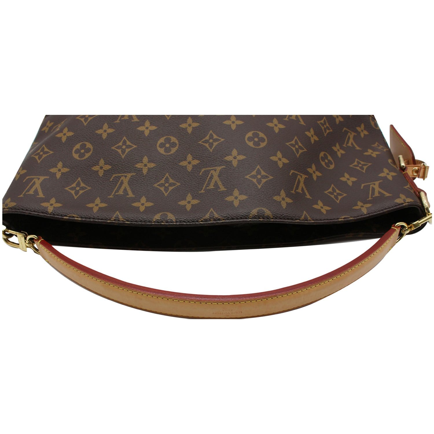 Louis Vuitton Melie Brown Monogram Canvas Shoulder Bag Hobo