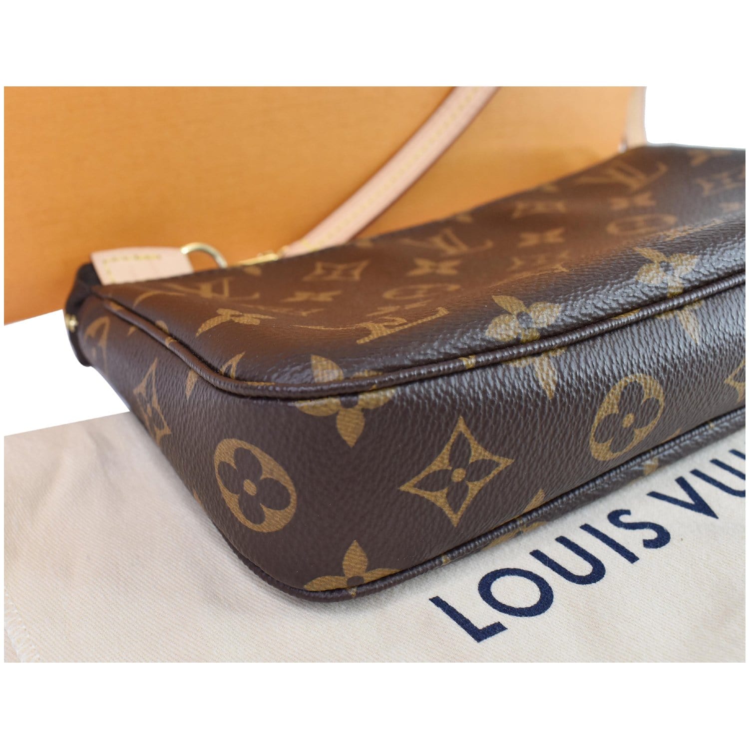 Louis Vuitton Monogram Pochette Accessories Wristlet Pouch
