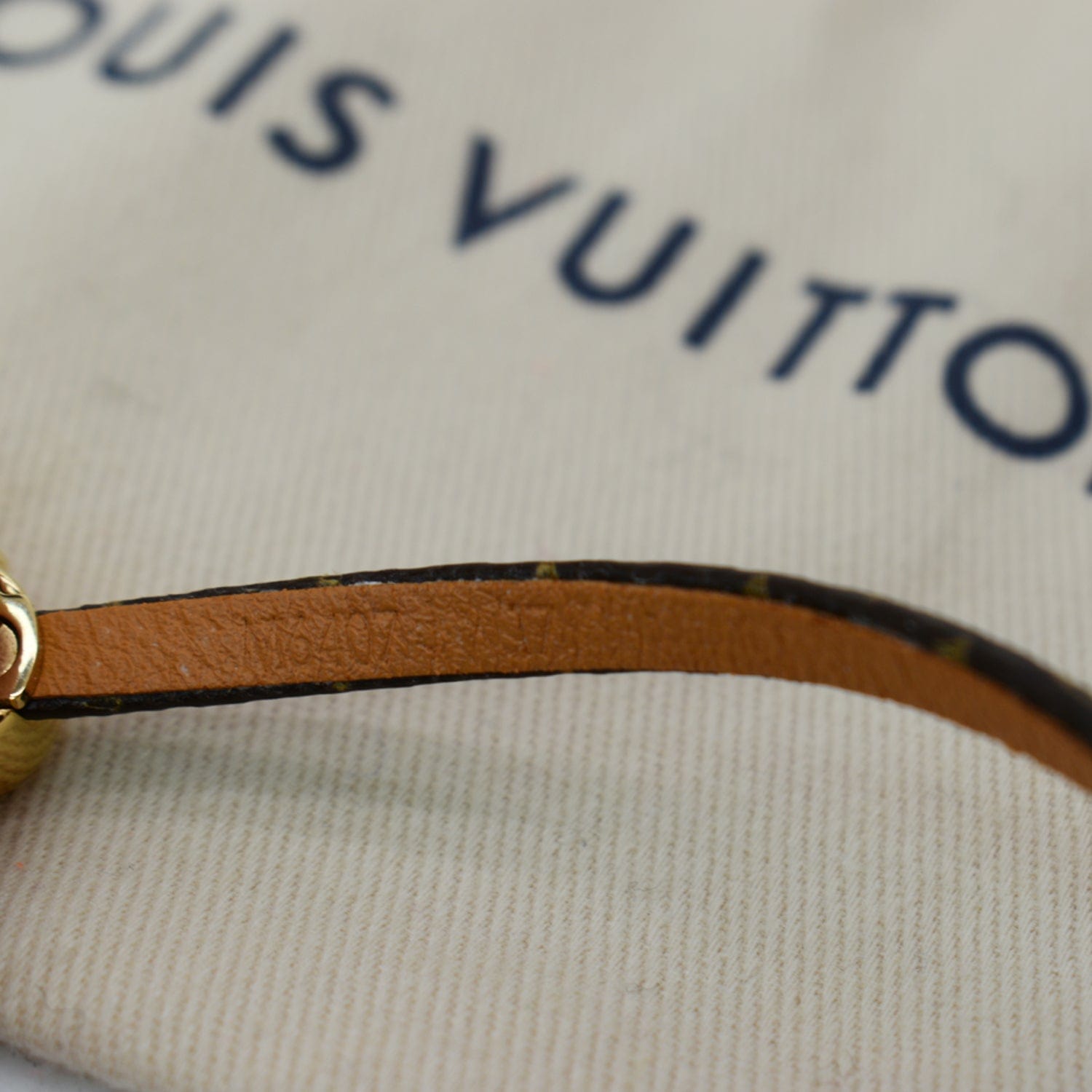 Louis Vuitton Tribute Bracelet Monogram Canvas with Metal Brown 1685842