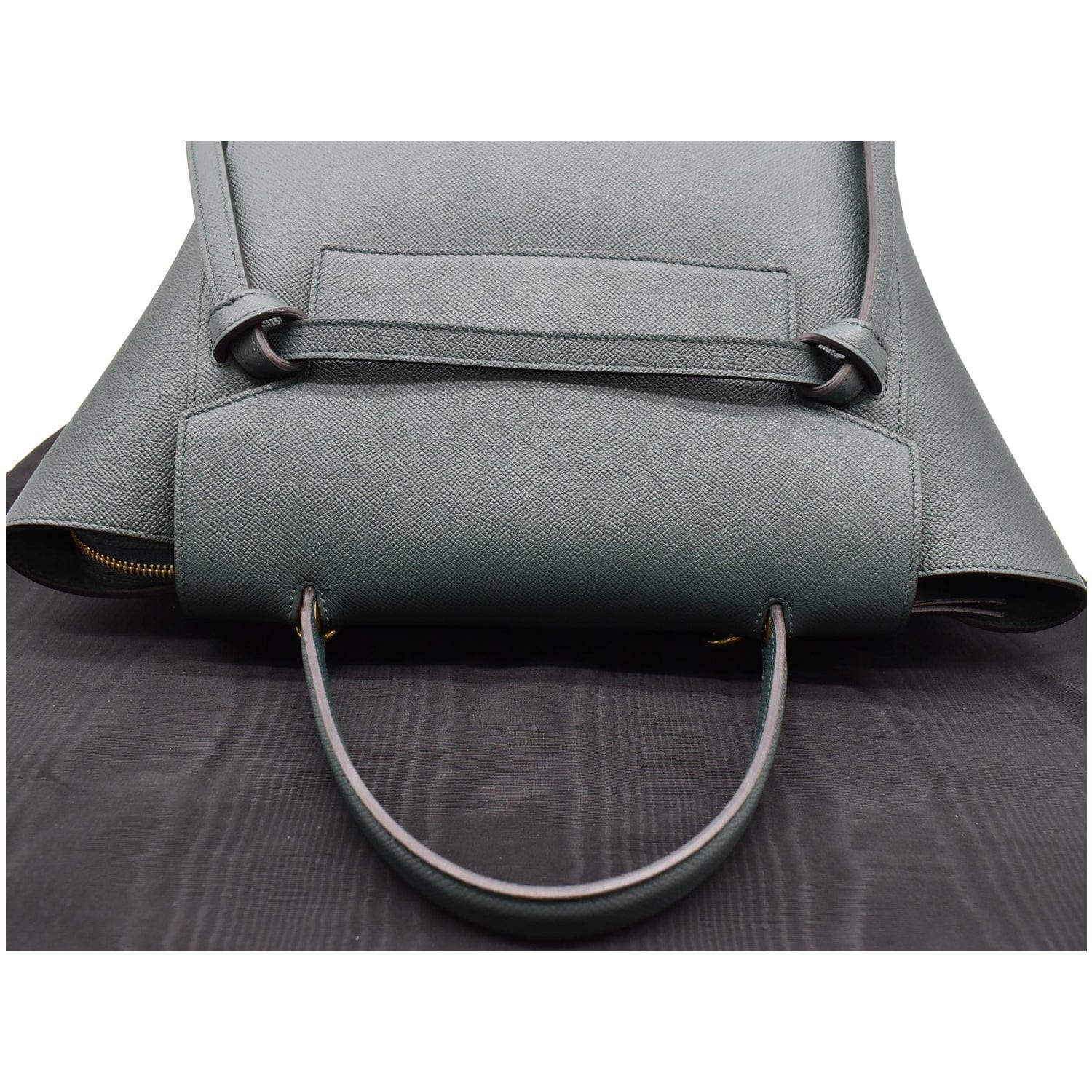 CELINE Nano Belt Bag in Grained Calfskin Leather Black