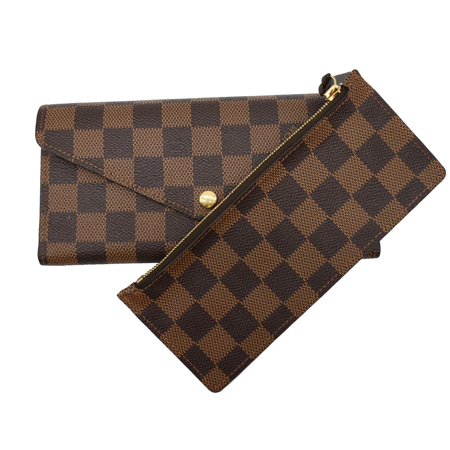 Louis Vuitton - Authenticated Joséphine Wallet - Leather Brown Plain for Women, Never Worn