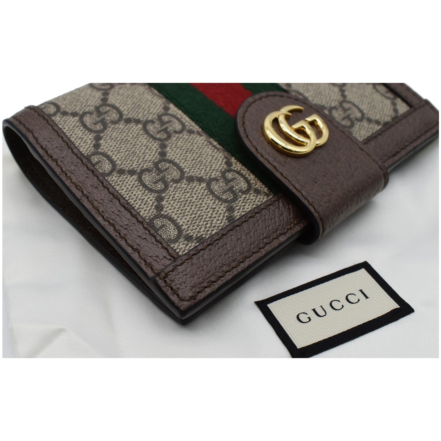 Gucci Ophidia GG card Case Wallet Authentic New! $495