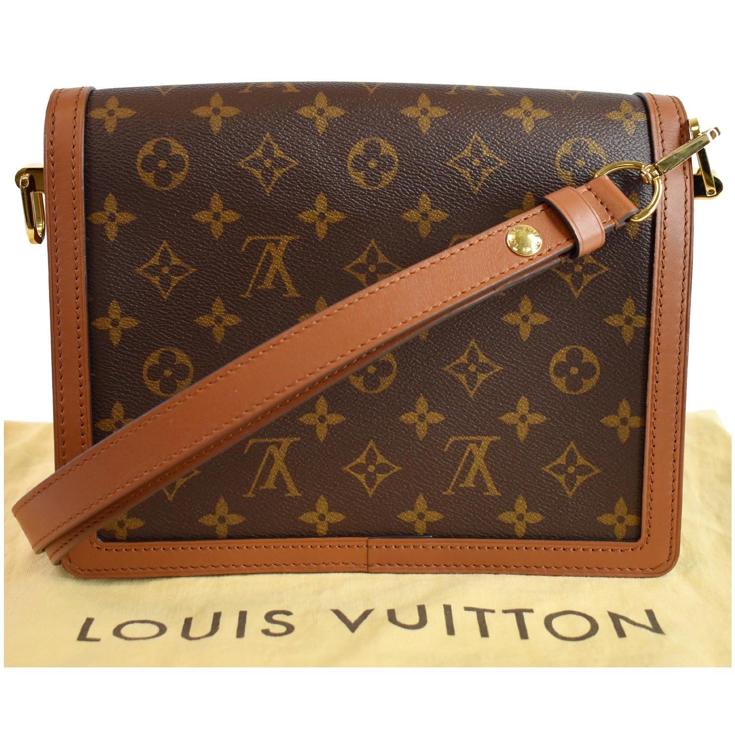 Louis Vuitton Dauphine mm Monogram Brown