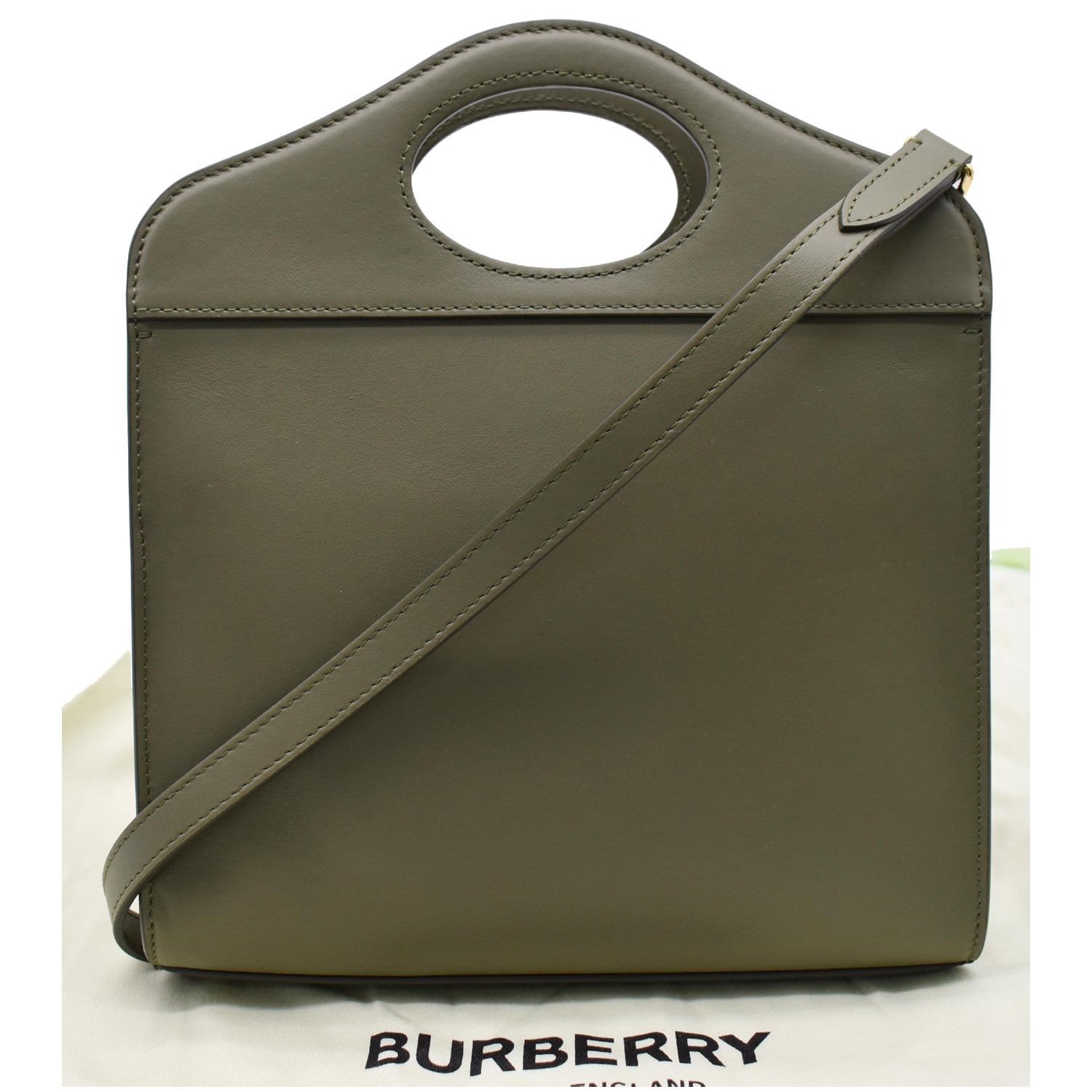 Burberry Mini TB Bucket Bag - Green