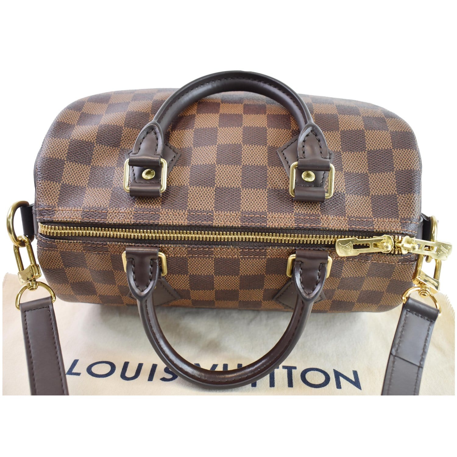 Louis Vuitton Speedy Bandouliere 25 in Damier Ebene without Shoulder Strap  - SOLD