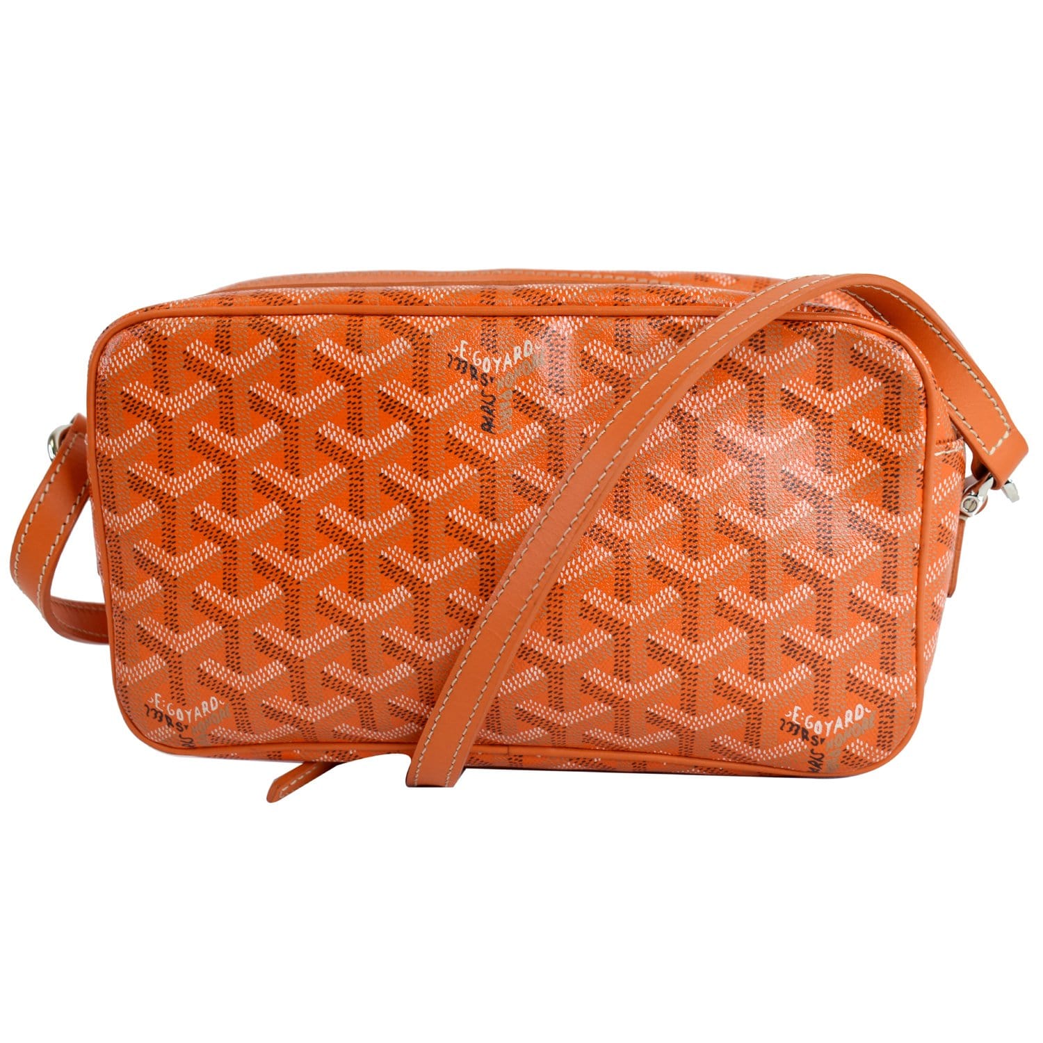 Goyard Goyardine Sac Cap Ver w/ Tags - Orange Crossbody Bags, Handbags -  GOY33530