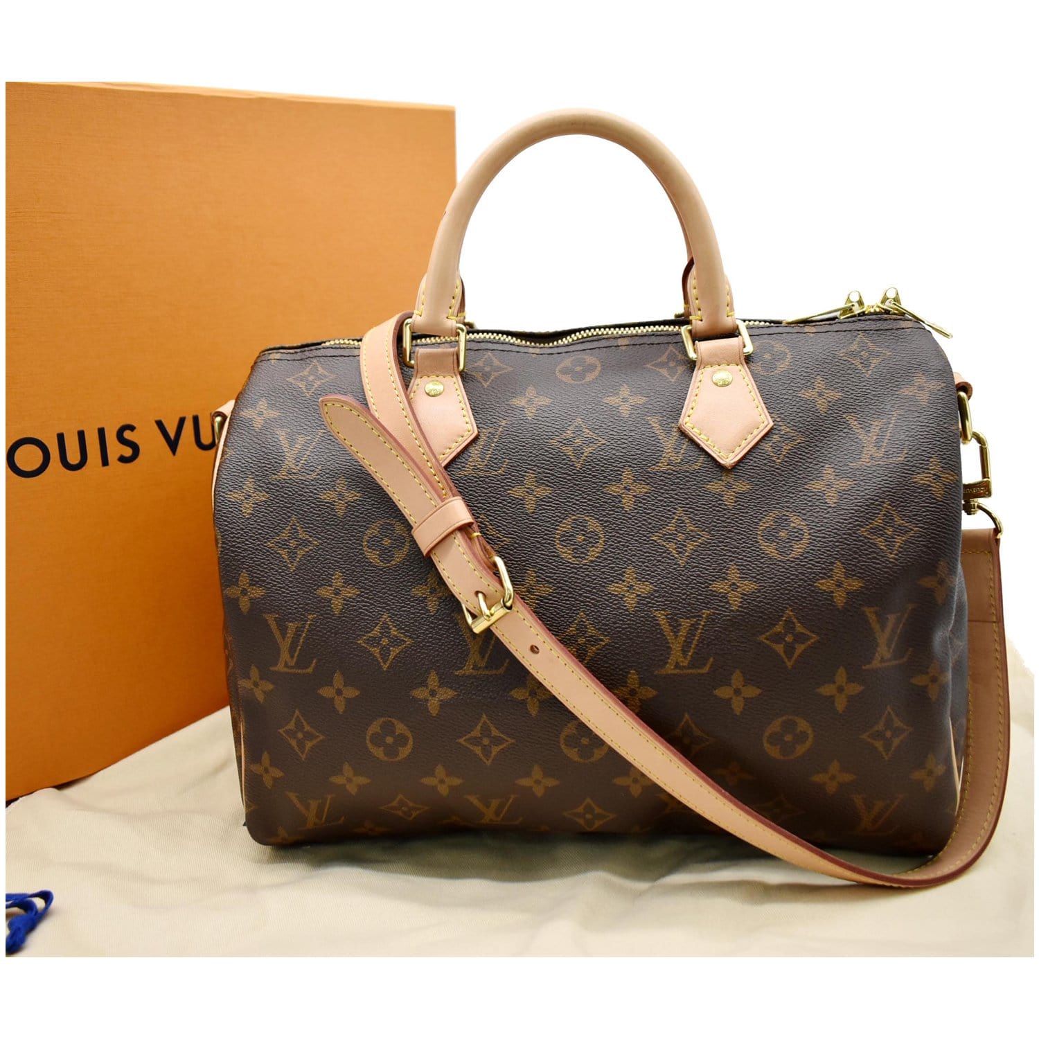 Louis Vuitton Speedy Bandouliere 30 Catogram Brown/Orange - Bags