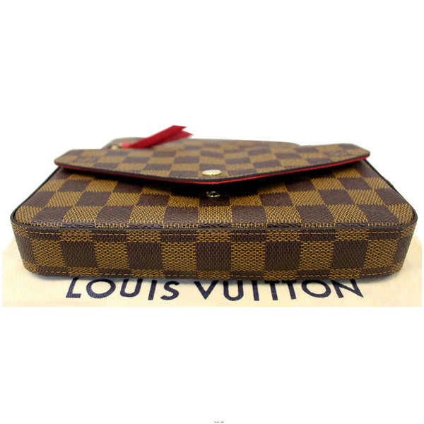 LOUIS VUITTON Pochette Felicie Damier Ebene Crossbody Bag-US