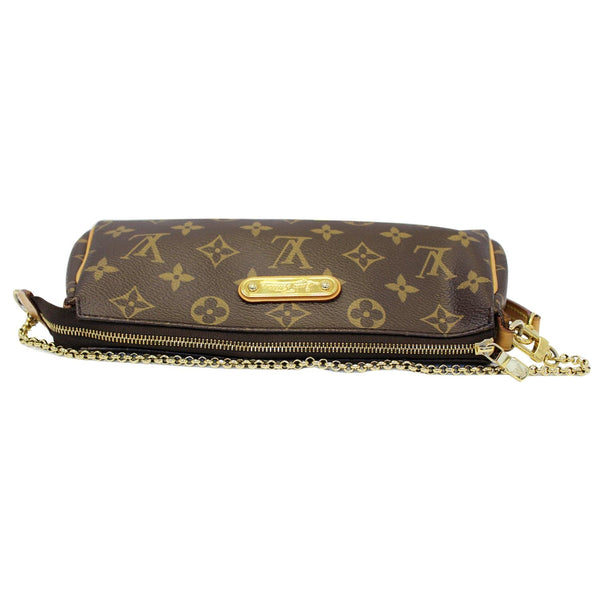 LOUIS VUITTON Pochette Eva Monogram Canvas Clutch Crossbody Bag-US