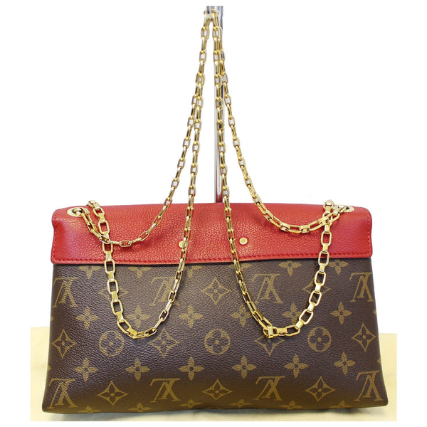 LOUIS VUITTON Monogram Canvas Pallas Chain Crossbody Bag Cherry-US