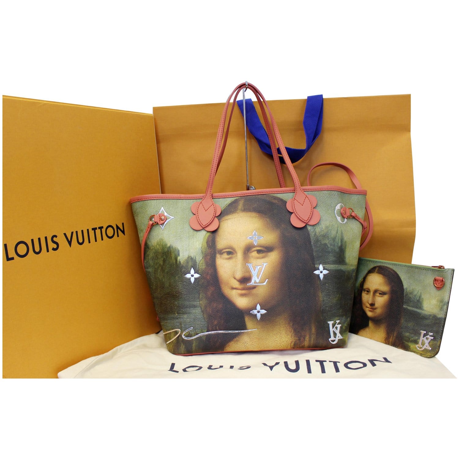 Jeff Koons, Louis Vuitton Da Vinci bag (signed and dated by Jeff Koons) ( 2017), Available for Sale