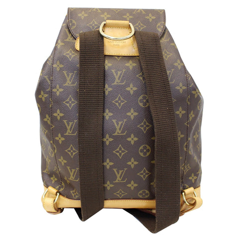 LOUIS VUITTON Montsouris GM Monogram Canvas Backpack Bag-US