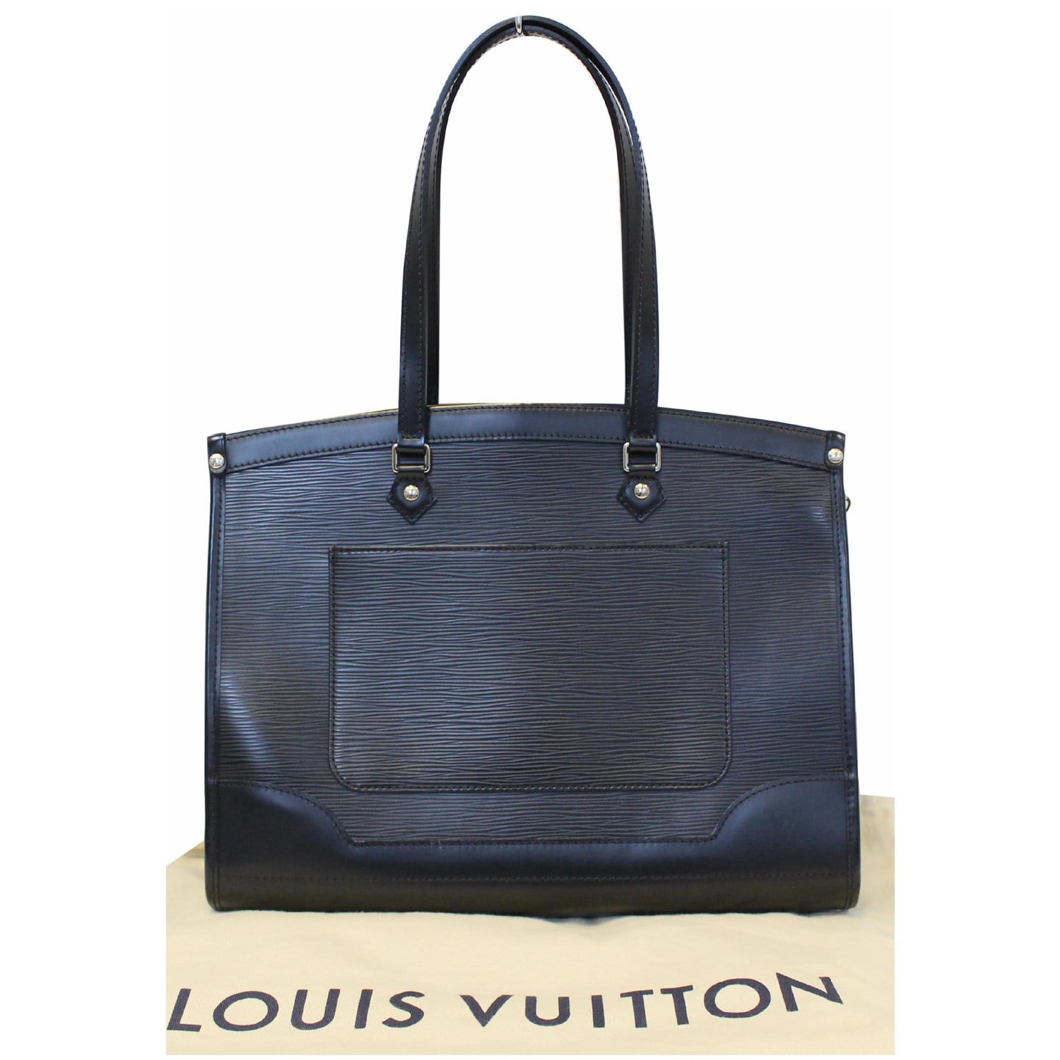 LOUIS VUITTON Madeleine GM Epi Leather Shoulder Bag Black-US