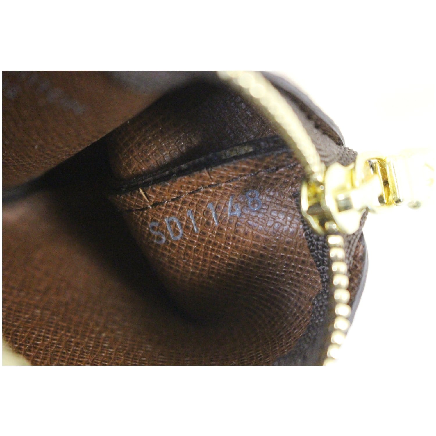 Authenticated Used Louis Vuitton LOUIS VUITTON Multicolor Pochette Cle Coin  Purse Case Bron M93734 