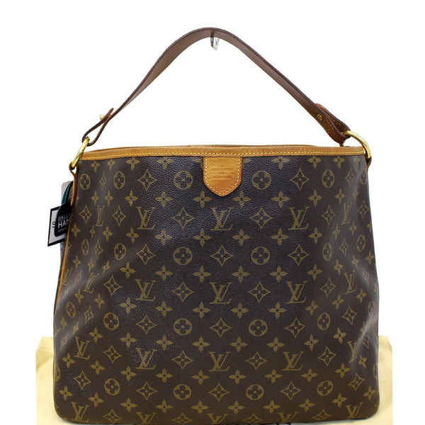 LOUIS VUITTON Delightful MM Monogram Canvas Tote Shoulder Bag-US