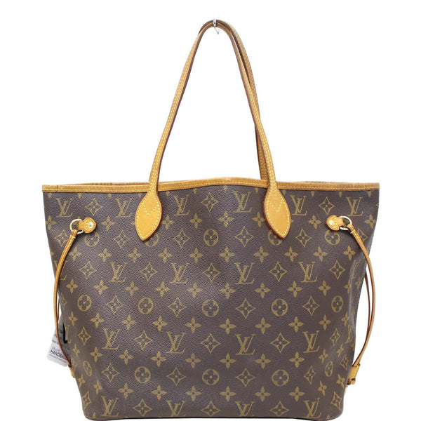 LOUIS VUITTON Neverfull MM Monogram Canvas Tote Shoulder Bag Brown-US