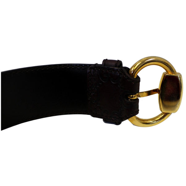 GUCCI Guccissima Horsebit Buckle Belt size 40