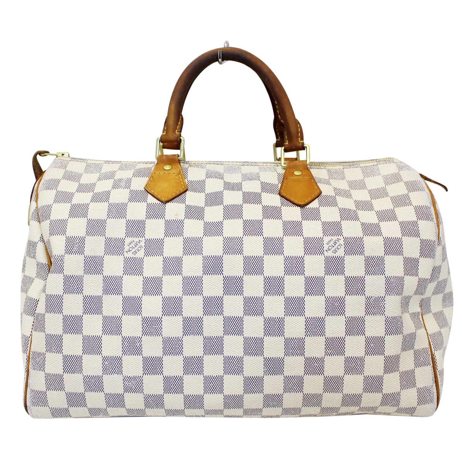 LOUIS VUITTON Speedy 35 Damier Azur Satchel Bag-US