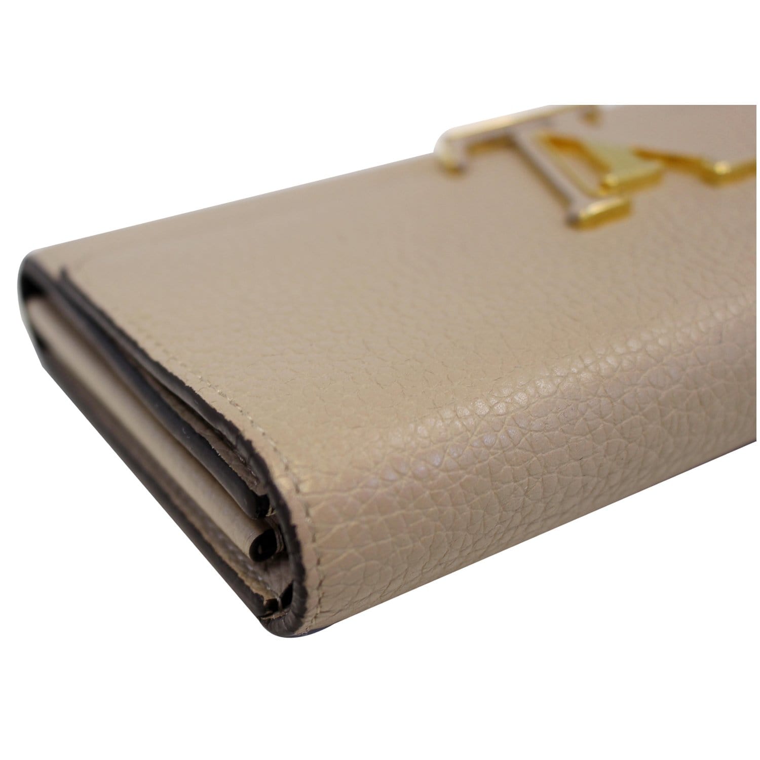 Capucines leather wallet Louis Vuitton White in Leather - 36008900