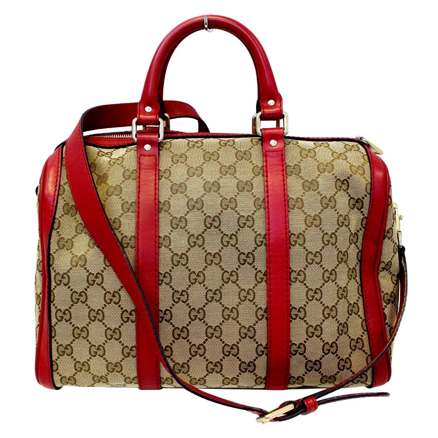 Gucci GG Canvas Boston Bag (SHG-24437) – LuxeDH