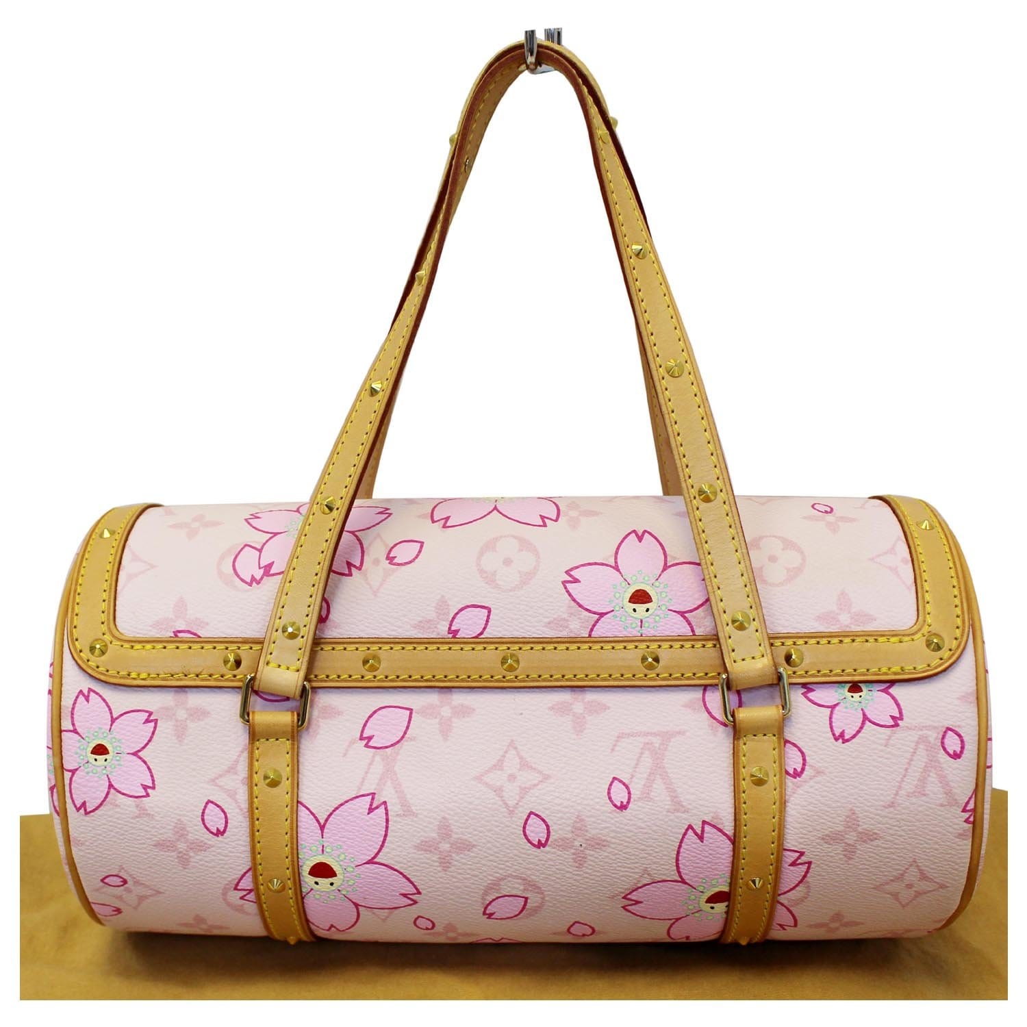 LOUIS VUITTON Monogram Cherry Blossom Pochette Cles Coin Purse M92016 Auth  hs896 Pink Cloth ref.533317 - Joli Closet