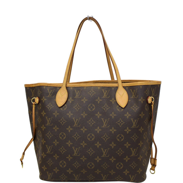 LOUIS VUITTON Monogram Canvas Neverfull MM Brown Tote Bag-US