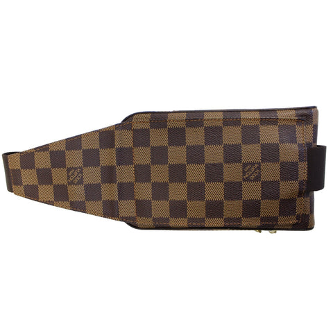 LOUIS VUITTON Damier Ebene Geronimos Brown Hip Bag-US