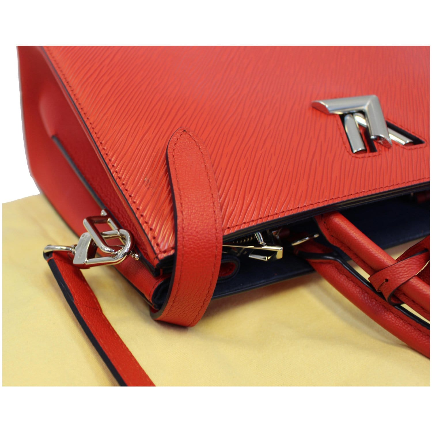 Louis Vuitton Red Epi Stud Limited Edition Twist MM Bag – I MISS
