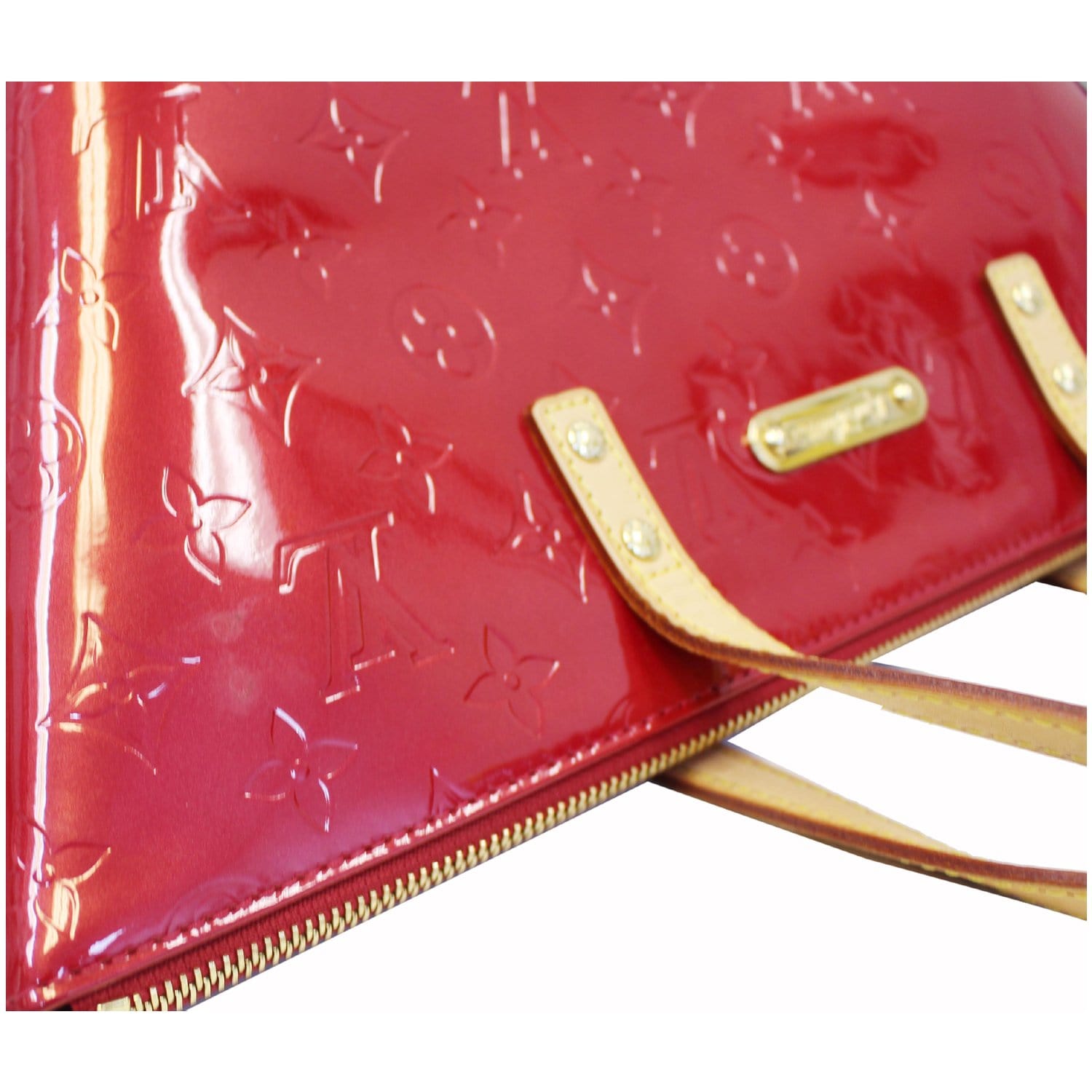 Louis Vuitton Monogram Vernis Bellevue PM - Red Totes, Handbags