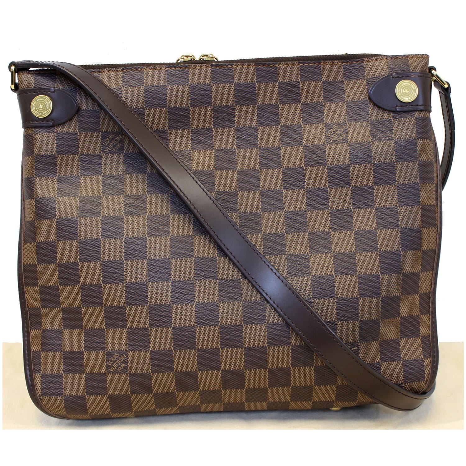 Félicie leather crossbody bag Louis Vuitton Brown in Leather - 30028037