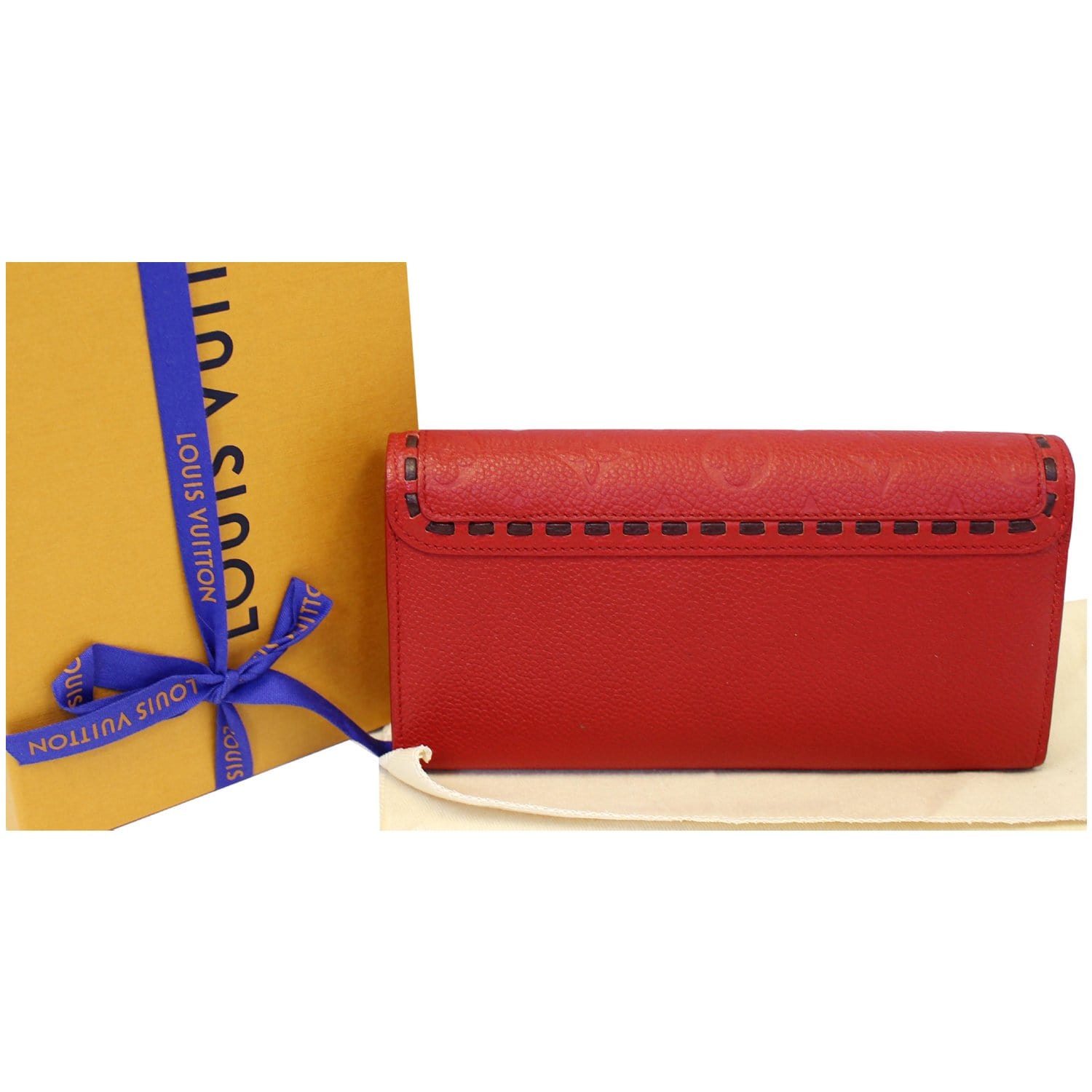 Louis Vuitton Félicie Pochette Monogram Empreinte Scarlet Red in Cowhide  Leather with Gold-tone - US