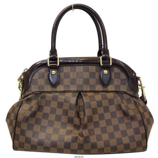 Louis Vuitton Damier PM Trevi Ebene Brown Shoulder Bag - lv strap