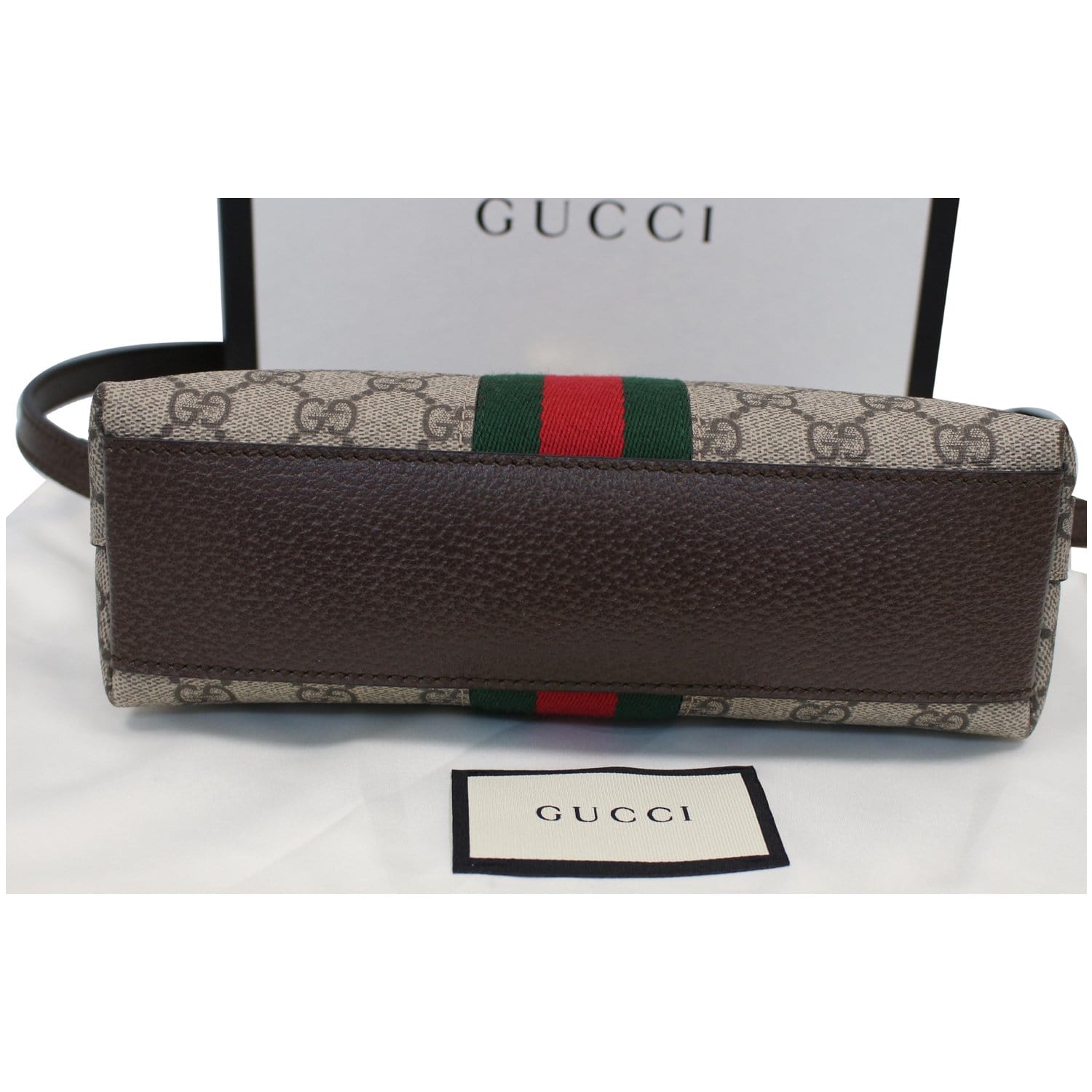 Gucci brown Ophidia GG Supreme Clutch Bag