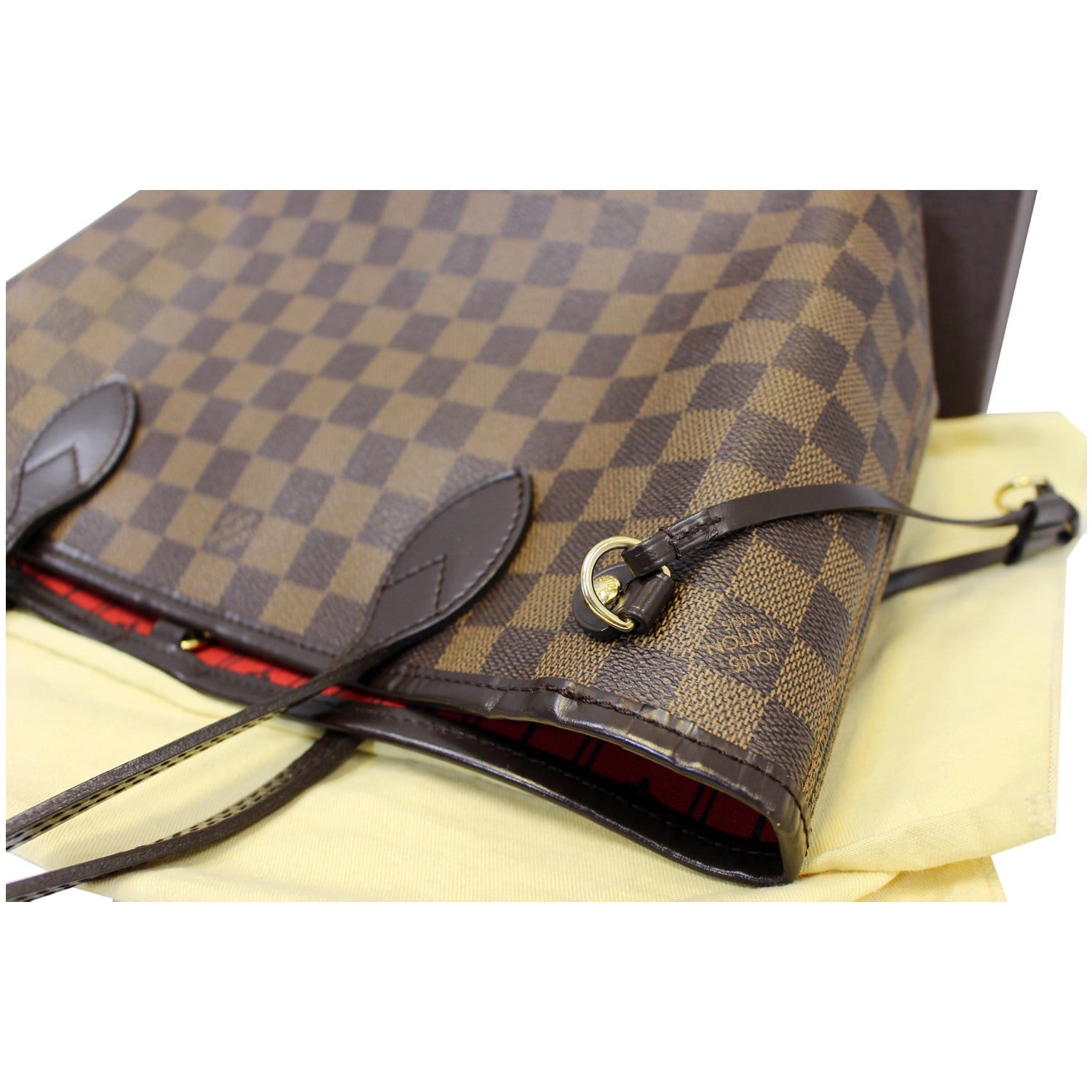  Louis Vuitton, Pre-Loved Damier Ebene Neverfull PM, Brown :  Luxury Stores