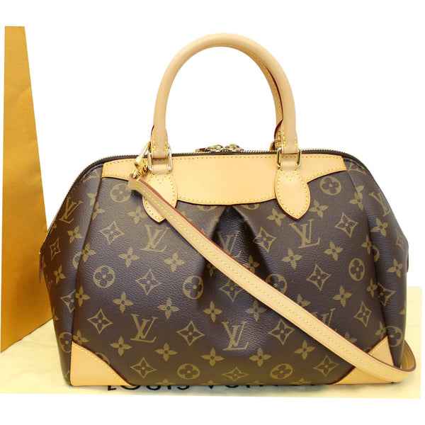 LOUIS VUITTON Segur Monogram Canvas Shoulder Handbag Brown-US