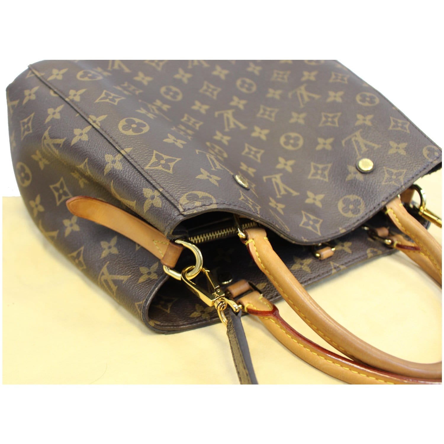 Louis Vuitton, Bags, Louis Vuitton Vl225 Montaigne Mm Satchel Monogram Lv  Speedy Purse Shoulder Bag