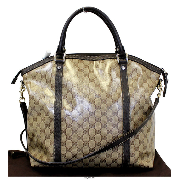 GUCCI Dome Crystal Monogram Large GG Shoulder Handbag 339551-US