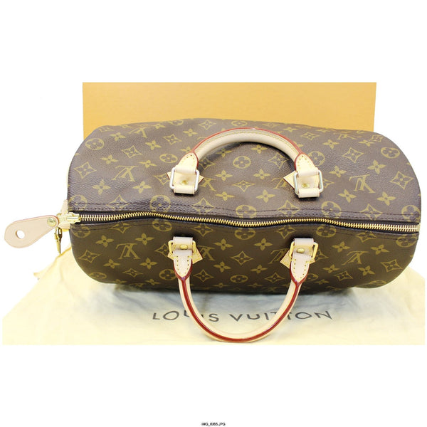 LOUIS VUITTON Speedy 35 Monogram Canvas Satchel Bag-US