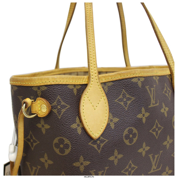 LOUIS VUITTON Monogram Canvas Neverfull PM Tote Shoulder Bag-US