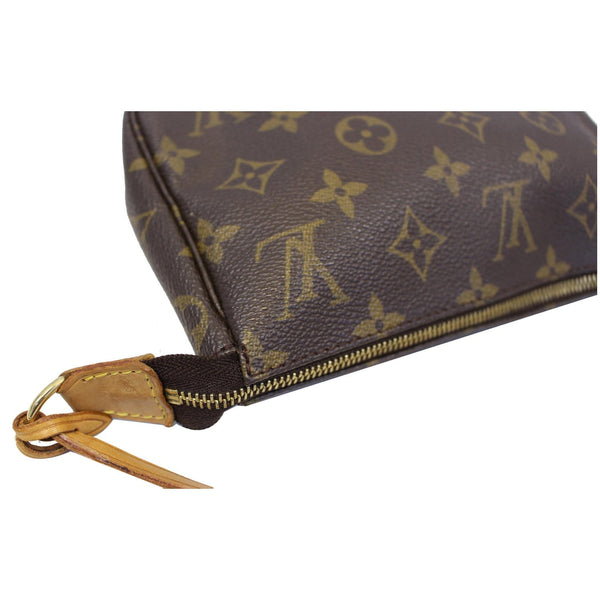 LOUIS VUITTON Pochette Accessoires Monogram Canvas Pouch Bag Brown