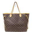 LOUIS VUITTON Neverfull GM Monogram Canvas Tote Shoulder Bag-US