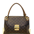 LOUIS VUITTON Olympe Camel Monogram Canvas Satchel Shoulder Bag-US