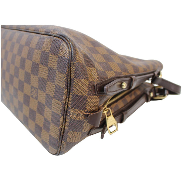 zip design Lv Cabas Rivington Damier Ebene Bag